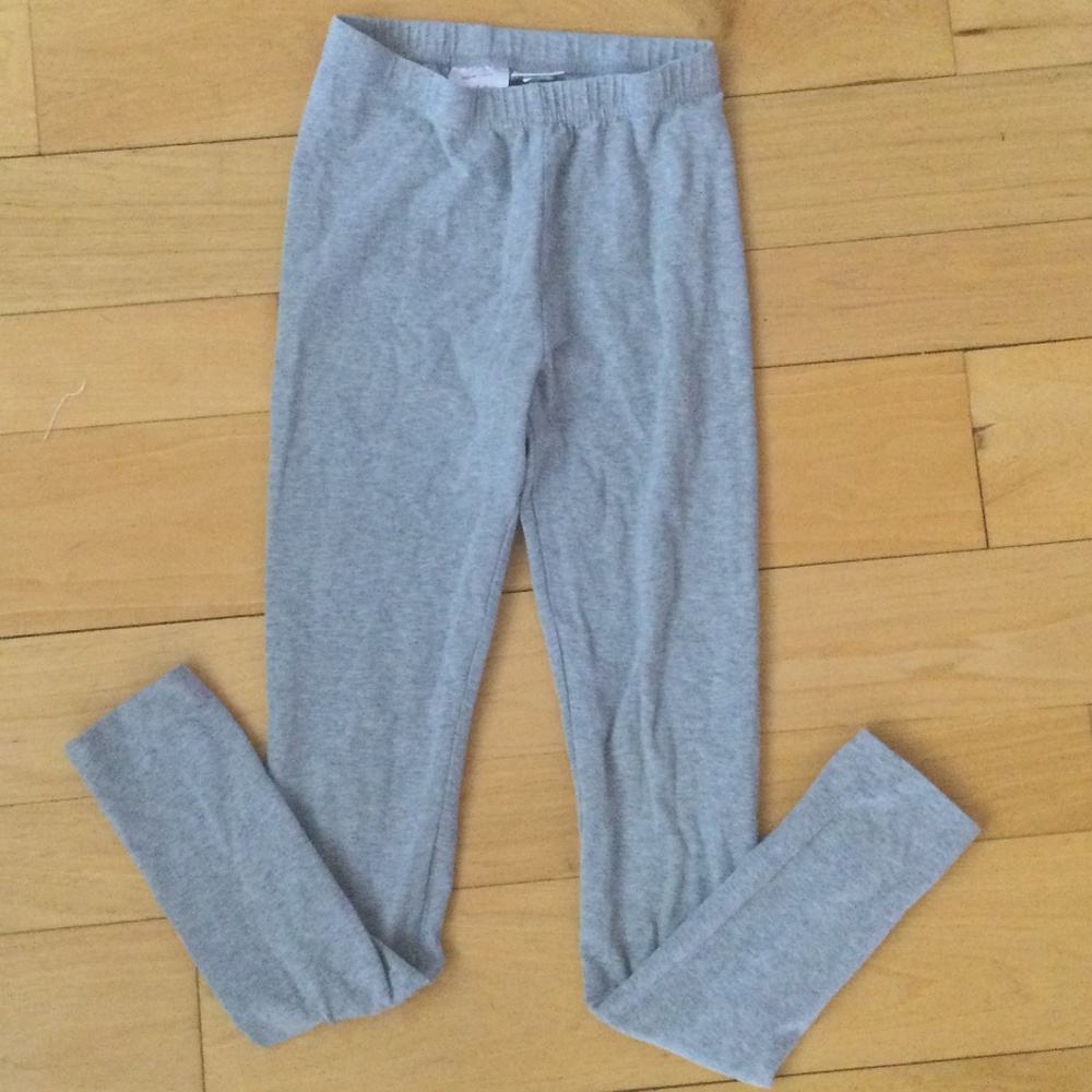 Girls leggings, light grey